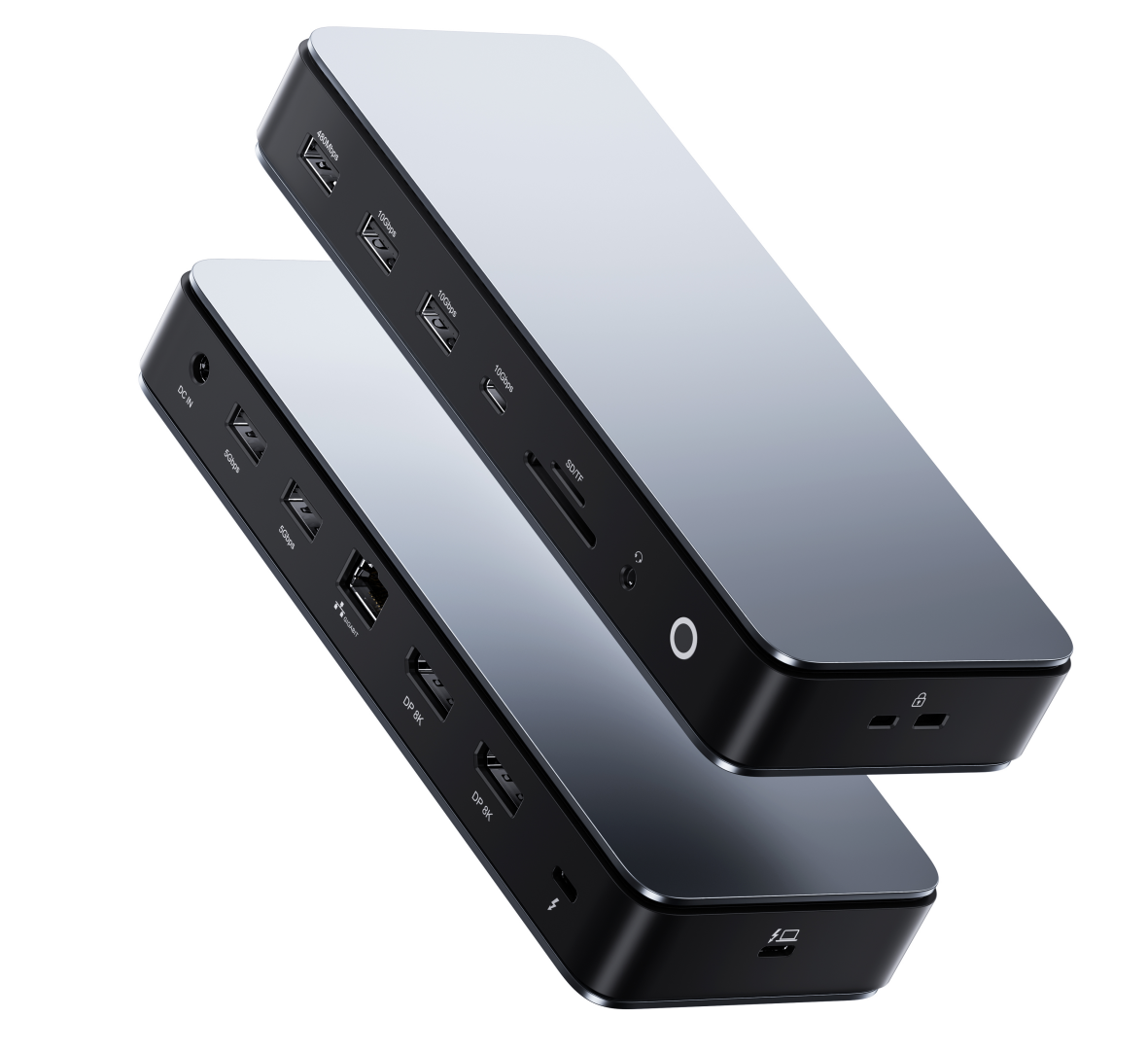 14合1 TBT4 8K@30Hz，40Gbps，TBT4擴展塢，支持雙視頻擴展